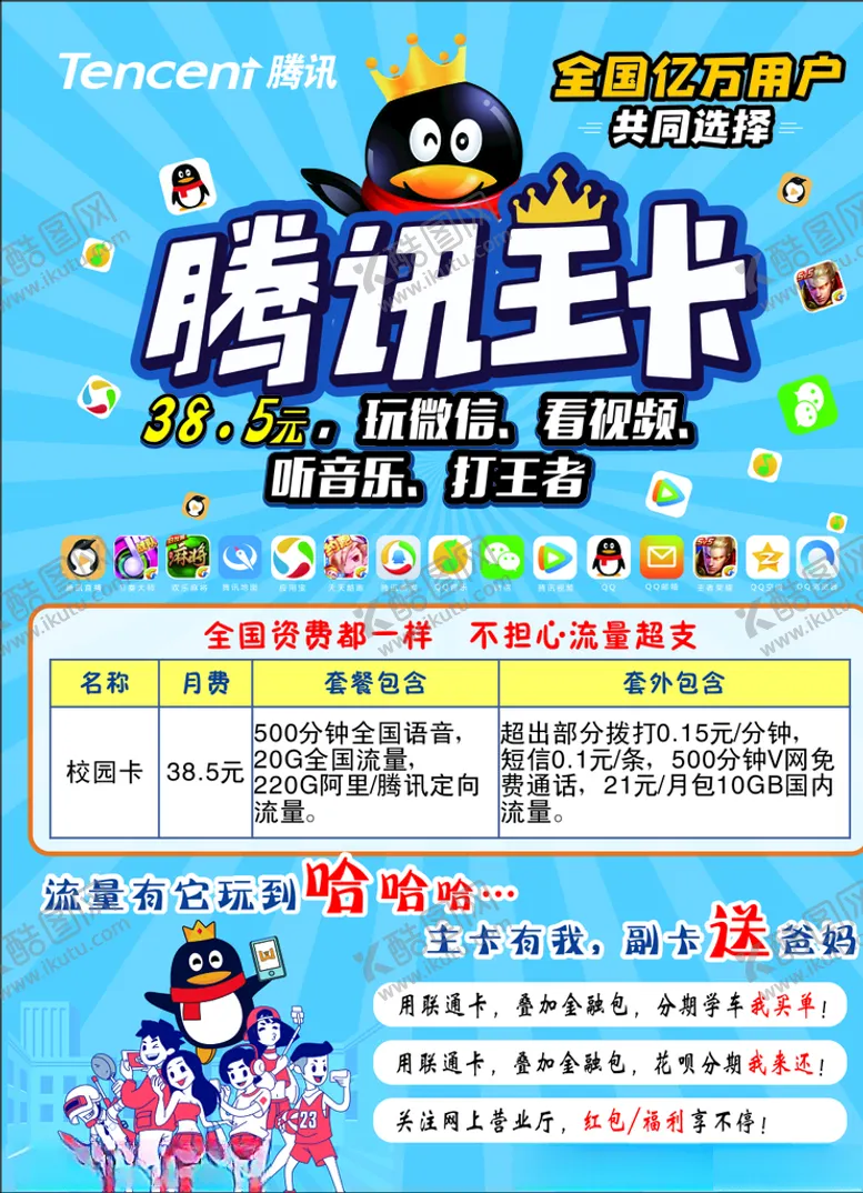 编号：93440504121128014705【酷图网】源文件下载-腾讯王卡