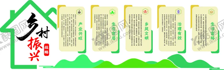 编号：54933201190829424600【酷图网】源文件下载-乡村振兴战略文化墙