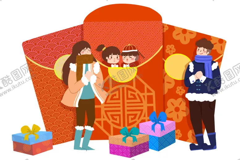 编号：07193509150318176124【酷图网】源文件下载-一家人团圆素材  