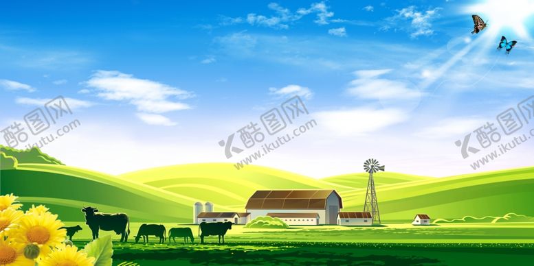 编号：99608704180252506458【酷图网】源文件下载-农业展板背景