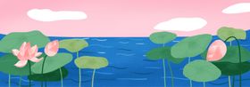 小暑海报小暑素材大暑素材