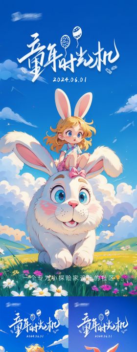 儿童节创意海报