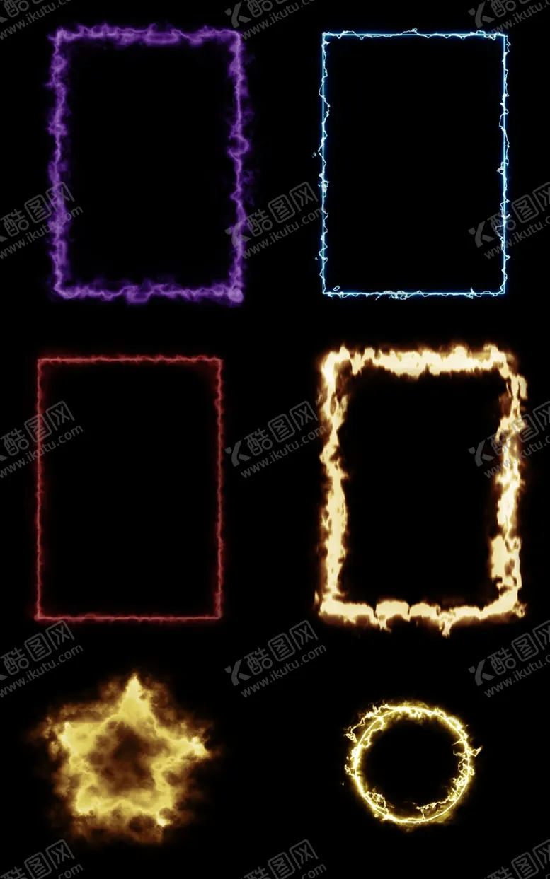 编号：61478605101756184884【酷图网】源文件下载-发光边框