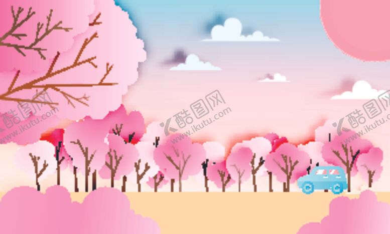 编号：85946610090000127017【酷图网】源文件下载-扁平风景