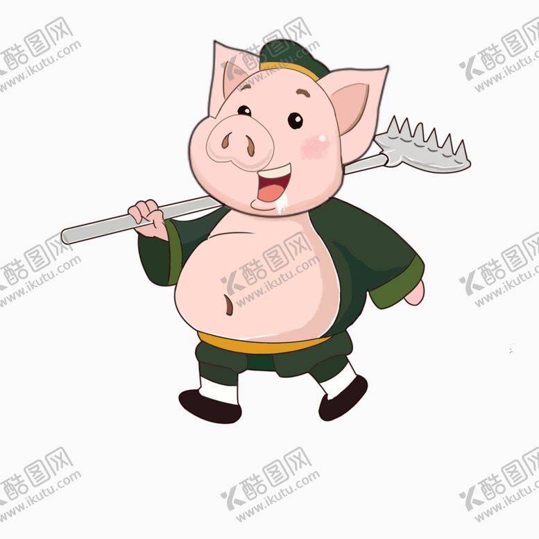 编号：74830701281310225356【酷图网】源文件下载-憨态可掬猪八戒