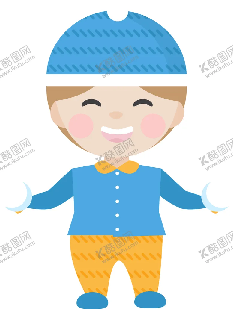 编号：94306509170357394905【酷图网】源文件下载-装冬装的儿童