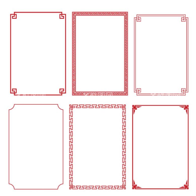 编号：23947610212314112353【酷图网】源文件下载-古典边框