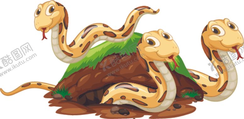 编号：20282909211213321106【酷图网】源文件下载-卡通蛇