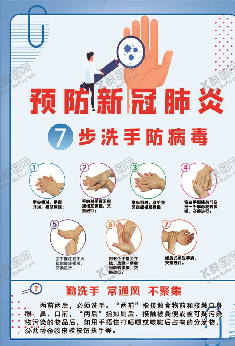 编号：57326609302115062454【酷图网】源文件下载-正确洗手七步法