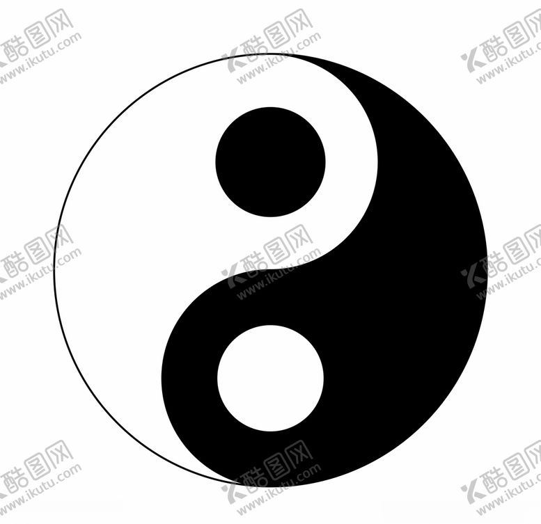 编号：36441003261507391155【酷图网】源文件下载-AI矢量太极图