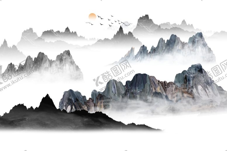 编号：38008110040654036295【酷图网】源文件下载-山水画