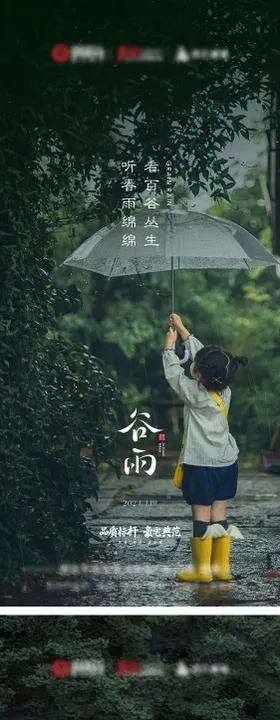 谷雨海报