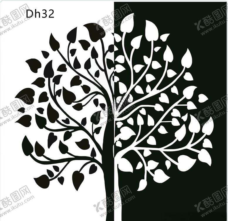 编号：84342710220657303915【酷图网】源文件下载-剪影单花矢量图素材