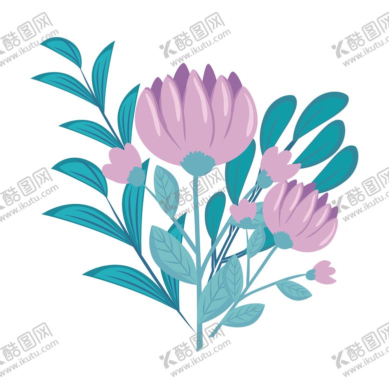 编号：30334903121351525335【酷图网】源文件下载-淡彩花朵
