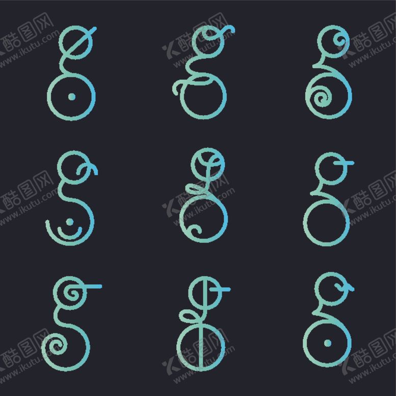编号：44182110241901502184【酷图网】源文件下载-字母logo