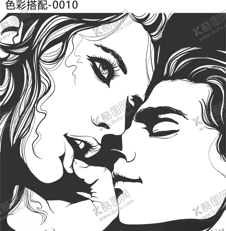 编号：71964309242350234832【酷图网】源文件下载-男女情侣矢量图