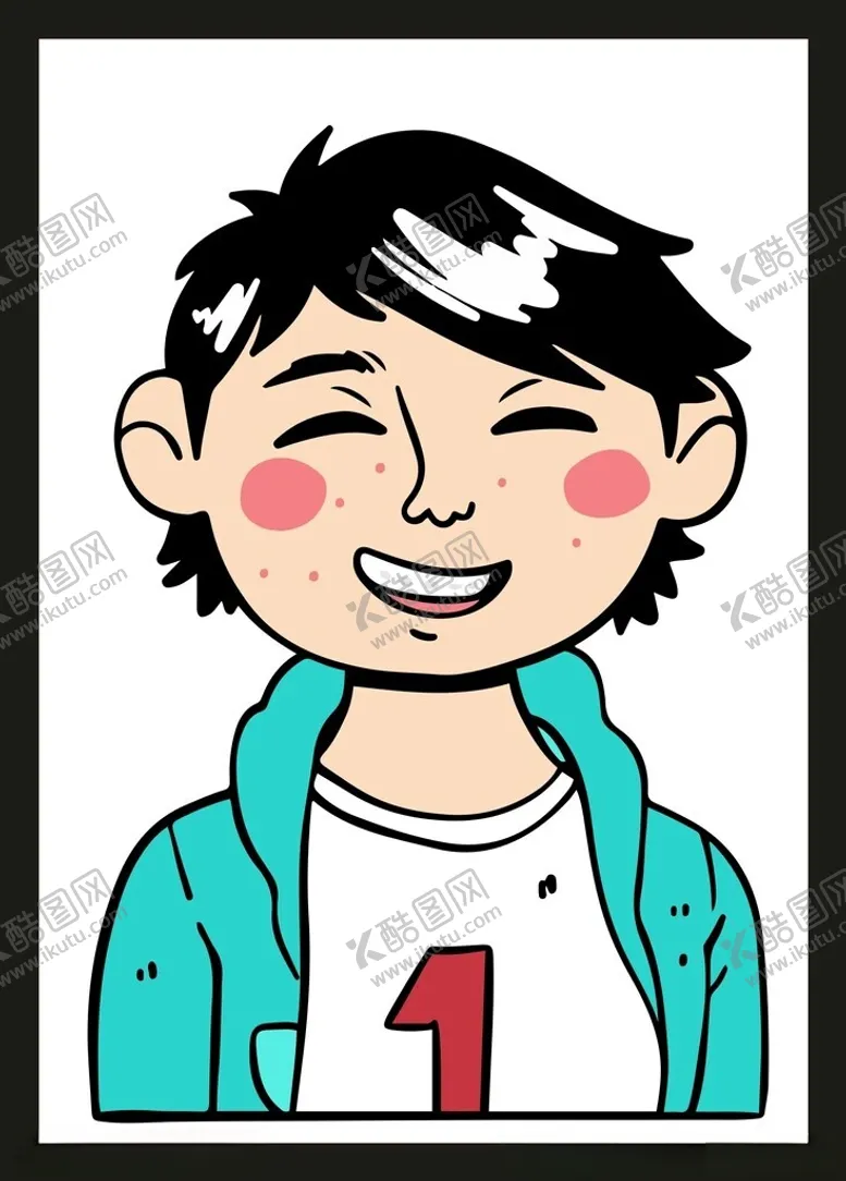 编号：71697302010100002270【酷图网】源文件下载-手绘男人男孩