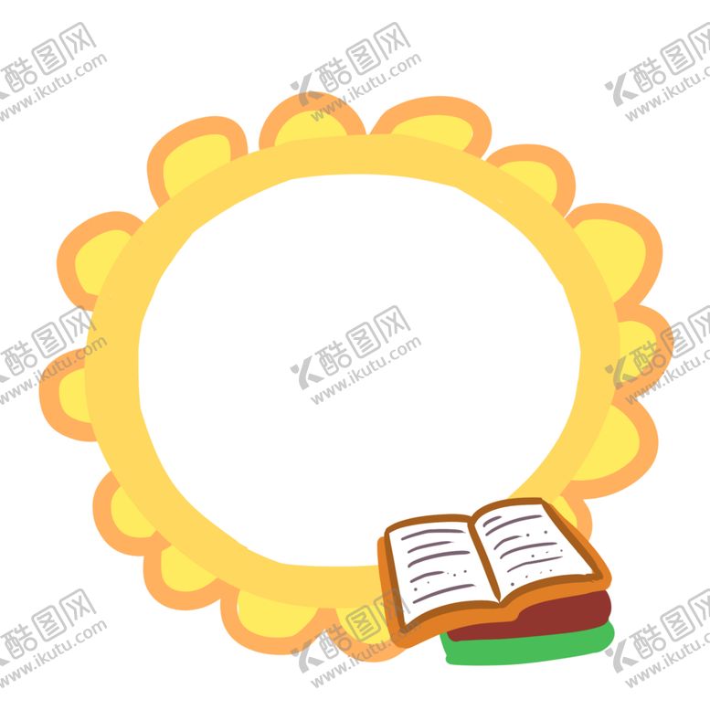 编号：64285209262355497088【酷图网】源文件下载-卡通边框简洁边框