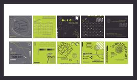 多彩几何图案设计素材