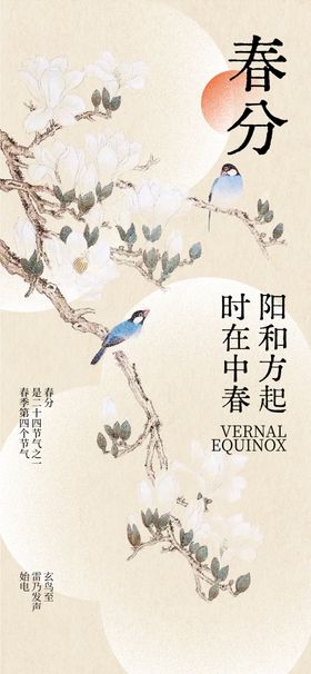 春分海报 图片