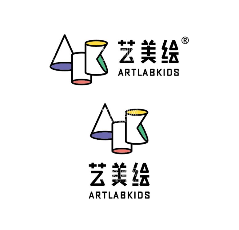 编号：81367909230012000718【酷图网】源文件下载-ALK 艺美绘 矢量logo