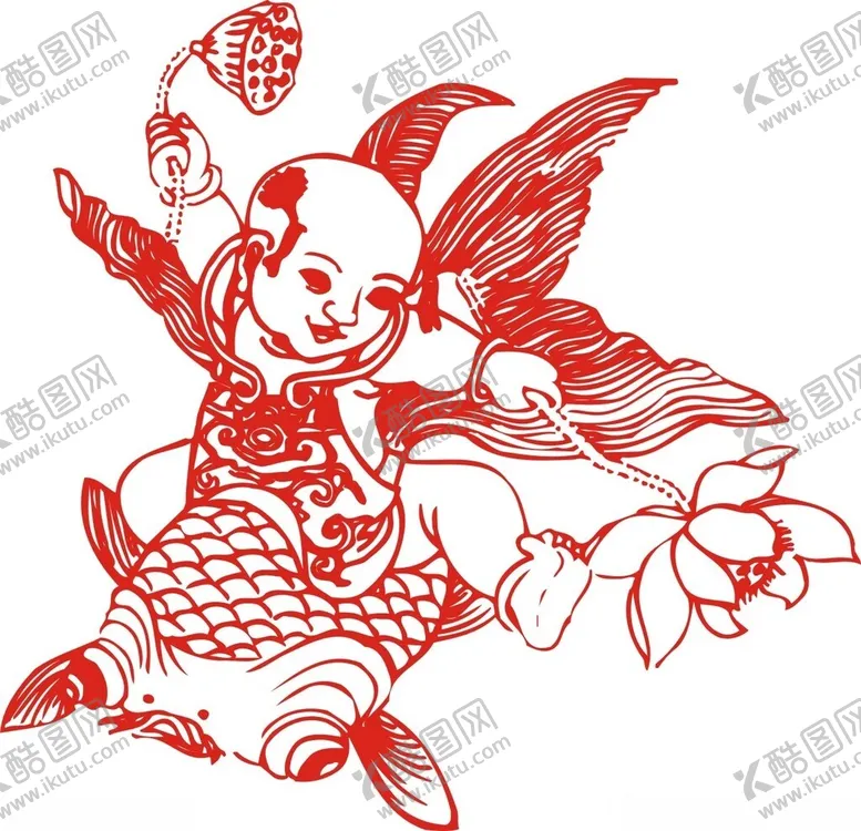 编号：62192902201052174811【酷图网】源文件下载-矢量人物剪纸