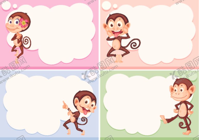 编号：20437609260609375145【酷图网】源文件下载-卡通动物文本框