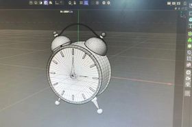 C4D模型闹钟