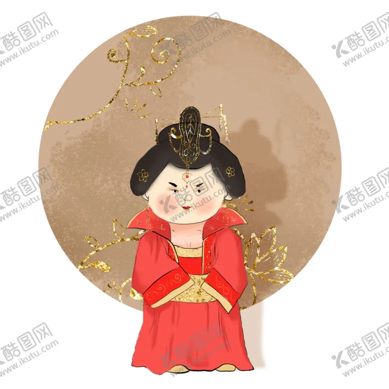 编号：79048004062117373464【酷图网】源文件下载-卡通侍女图