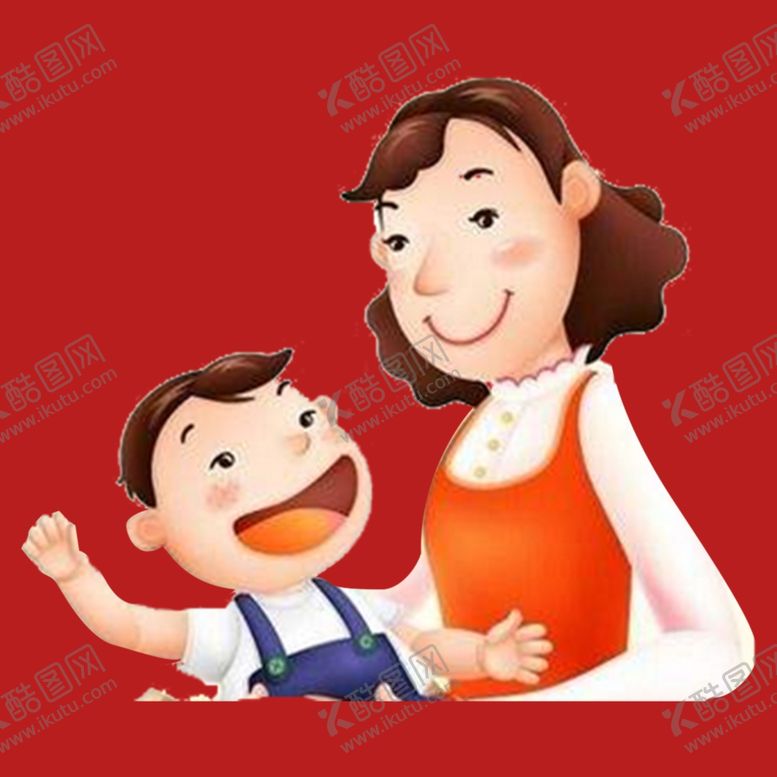 编号：86351802191542559431【酷图网】源文件下载-手绘亲子人物