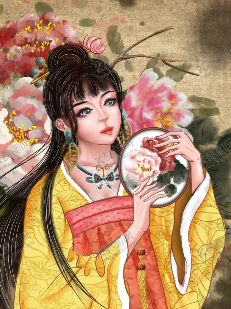 编号：55831706261514011230【酷图网】源文件下载-古风插画