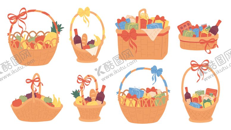 编号：84110504051542396995【酷图网】源文件下载-礼品花篮