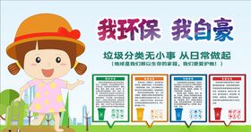 垃圾分类回收标语展板活动