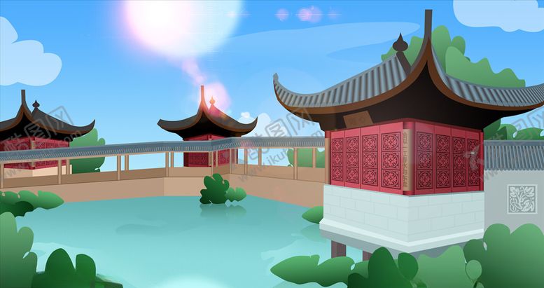 编号：89939604201623017177【酷图网】源文件下载-古风建筑