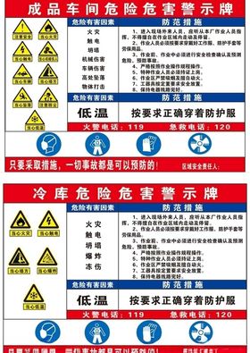 危险警示牌