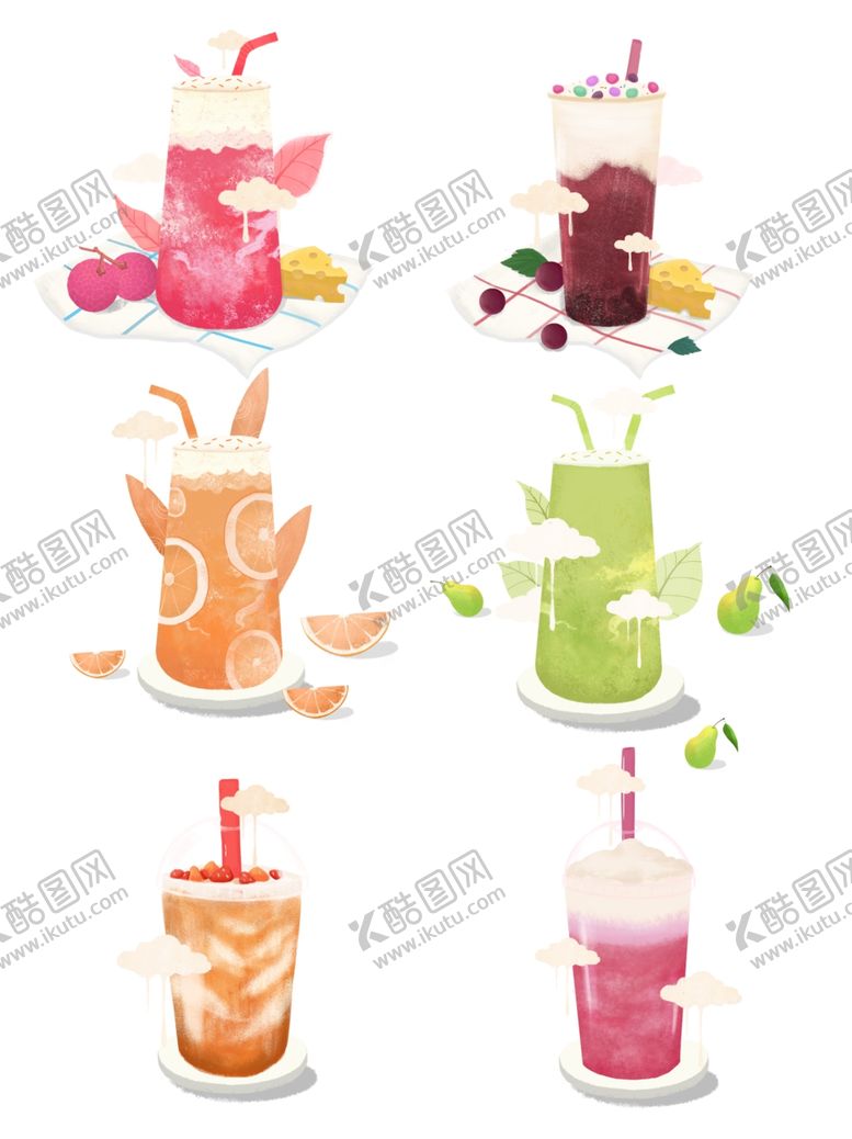 编号：83227905110330198304【酷图网】源文件下载-手绘奶茶
