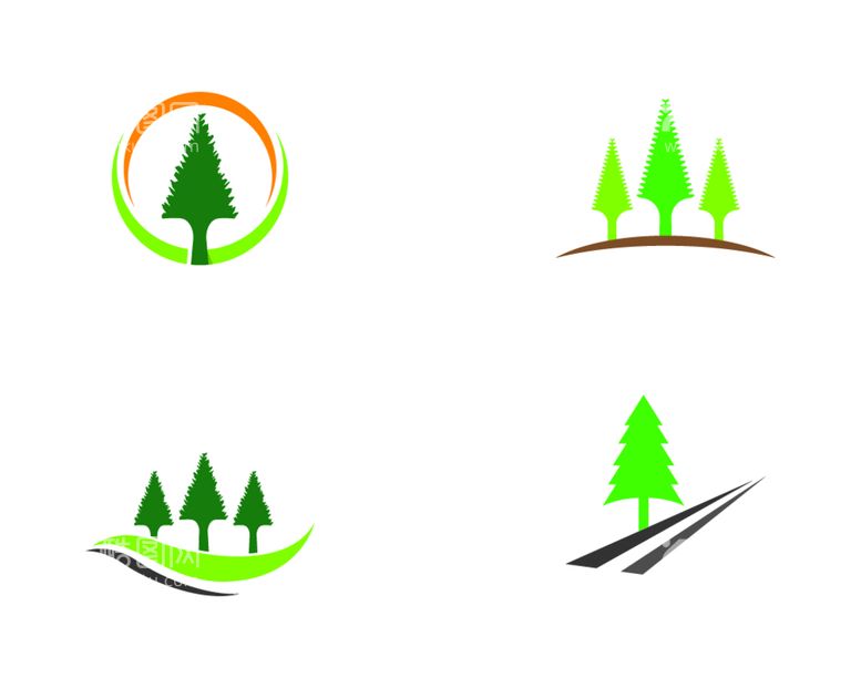 编号：41063511141739396564【酷图网】源文件下载-树标志 图标