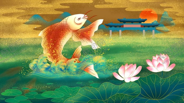 编号：88404909301857125796【酷图网】源文件下载-国潮海报设计图片