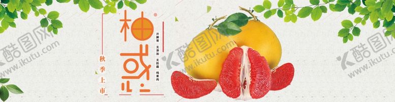 编号：34286310162353112009【酷图网】源文件下载-淘宝京东柚子电商横幅分层图