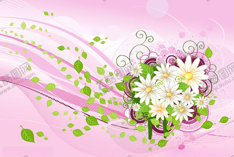 编号：67002309271810343907【酷图网】源文件下载-鲜花花纹花边