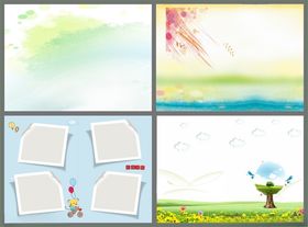 书籍内页简约背景设计