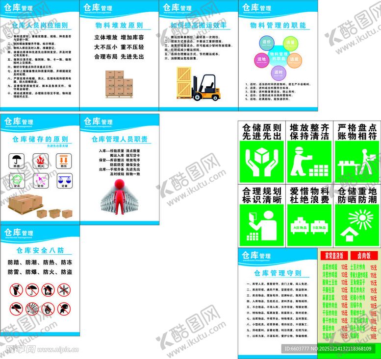 编号：31066712192113102377【酷图网】源文件下载-仓库办公区域标识导视系统设计