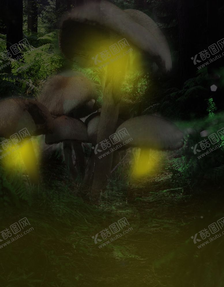 编号：10694809201930049627【酷图网】源文件下载-发光蘑菇