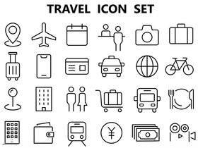 旅行图标集合