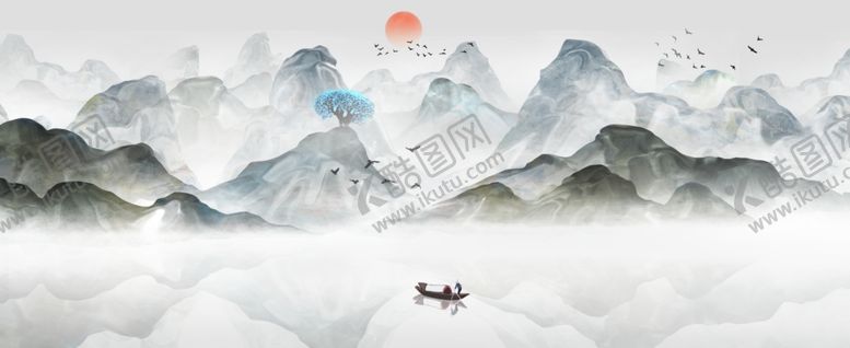 编号：95778710091005046701【酷图网】源文件下载-水墨山水