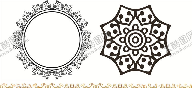 编号：85033706160711525193【酷图网】源文件下载-花纹花边欧式花纹欧美花纹