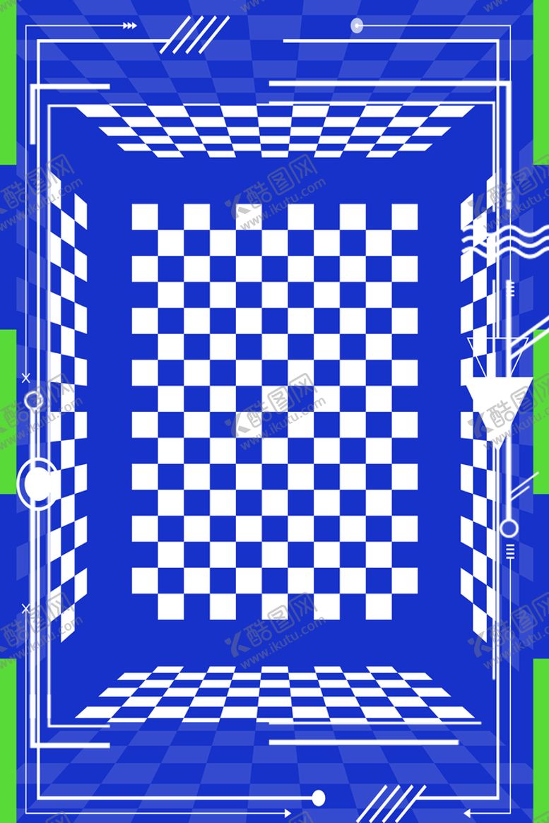 编号：81295009251832325483【酷图网】源文件下载-棋盘格海报
