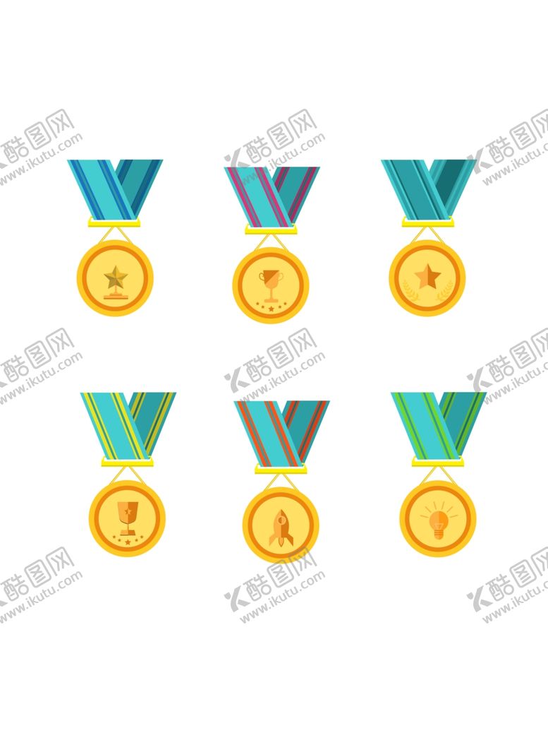 编号：61347504131441295784【酷图网】源文件下载-一套荣誉勋章