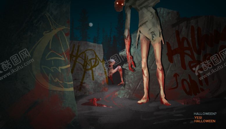 编号：64123309230029174997【酷图网】源文件下载-万圣节插画