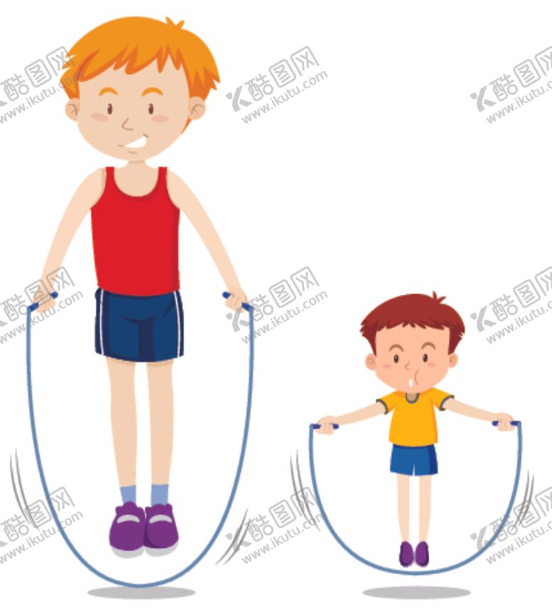 编号：26244509150950415466【酷图网】源文件下载-卡通跳绳儿童